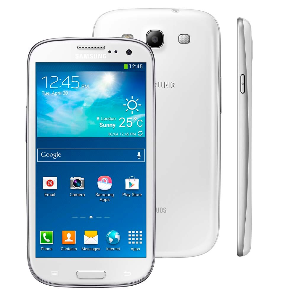 Celular Desbloqueado Samsung Galaxy S III Neo Duos Branco