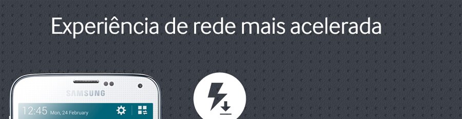 Ganho de velocidade LTE Wi-fi