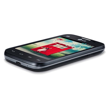 celular desbloqueado LG L40 Dual D175 Preto CLARO deitado