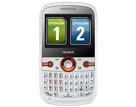 Praticidade e economia para você - Celular Quadriband Huawei G6620 com teclado Qwerty