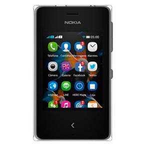 celular desbloqueado Nokia Asha 500 Preto tela