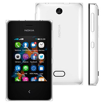 celular desbloqueado Nokia Asha 500 Branco