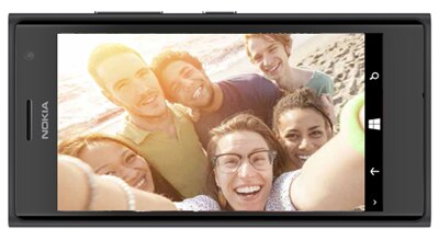 lumia 730 nokia selfie camera frontal 5mp lente grandeangular