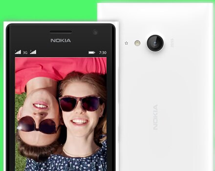 nokia lumia 730 camera 5mp grande angular 6.7mp zeiss 4x flash led