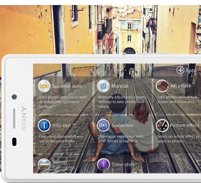 Aplicativos Sony Xperia M2