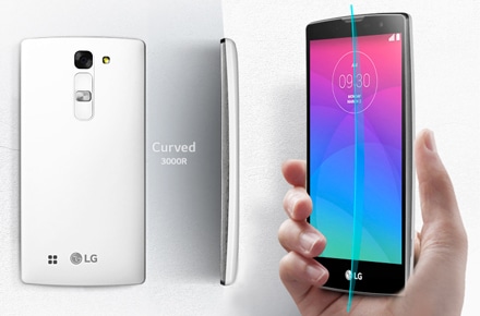 smartphone lg volt tv h422tv tela 4.7'' branco design curvo ergonomico ips hd