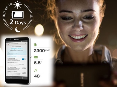 smartphone sony xperia e4 dual chip branco 5'' modo stamina bateria 2 dias