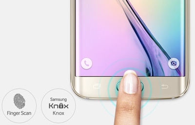 smartphone samsung galaxy s6 edge tela curva 5.1 polegadas seguranca knox desbloqueio biometrico