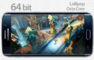 Smartphone Galaxy S6 Edge Eficiente Processador Octa Core