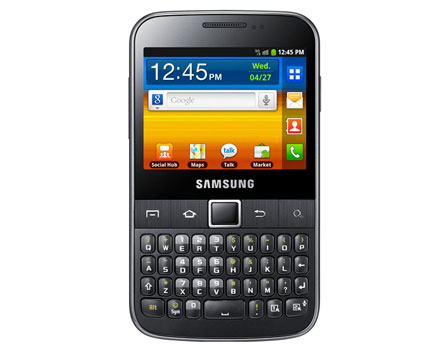 Celular Desbloqueado Samsung Galaxy Y Pro   - Agilidade e versatilidade em um único aparelho