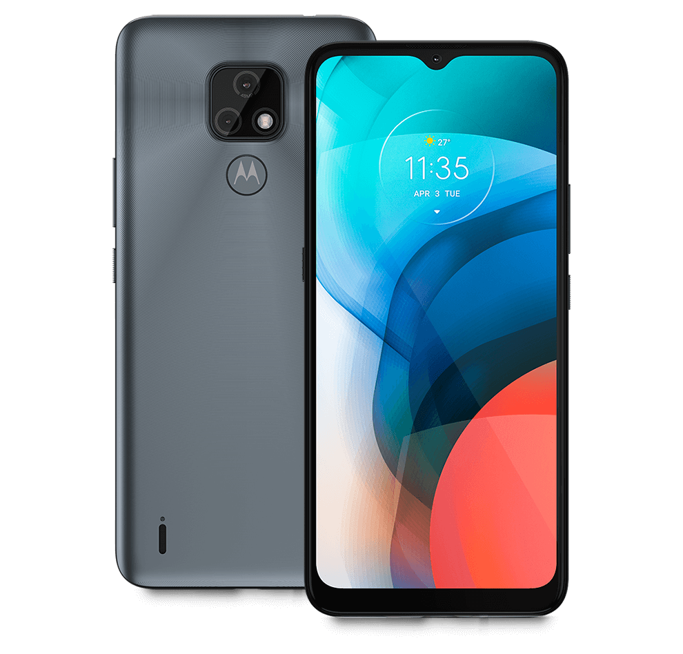 Smartphone Motorola Moto E7 Cinza Metálico