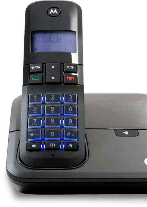 Telefone sem fio digital Motorola MOTO4000