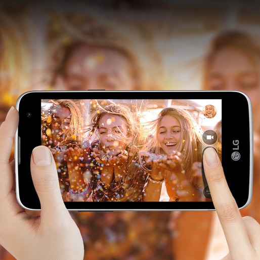 Smartphone LG K4 Índigo Câmera Quick Selfie Virtual Flash