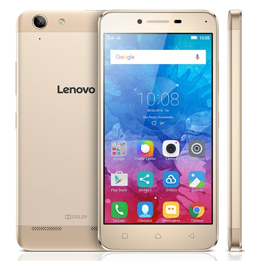 Smartphone Lenovo Vibe K5 Dual Chip 4G Dourado