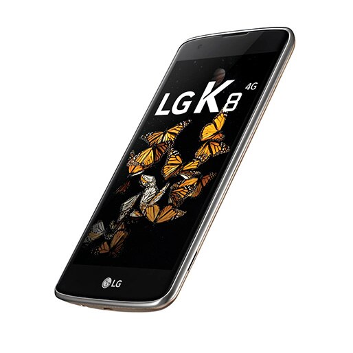 câmeras foto vídeo smartphone lg k8