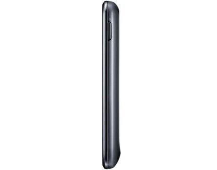 O celular desbloqueado Samsung Galaxy Ace Plus S7500 Dark Blue de lado