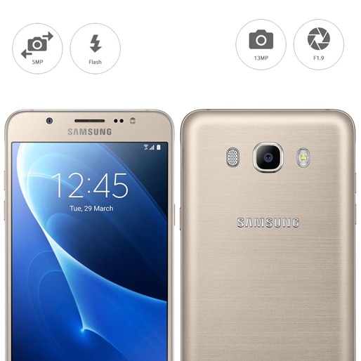 samsung galaxy j5 câmeras integradas