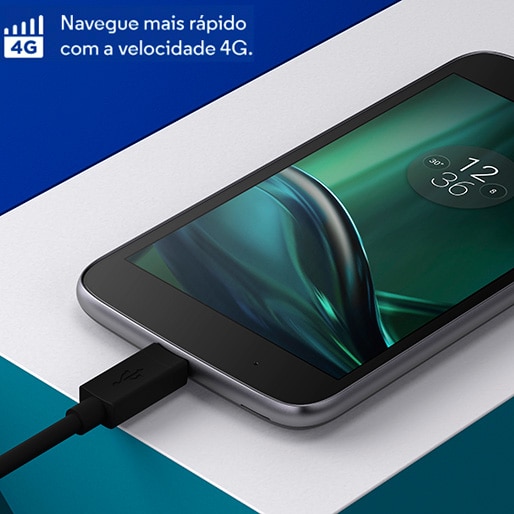 Moto G4 4G Play Bateria Carregamento Rápido