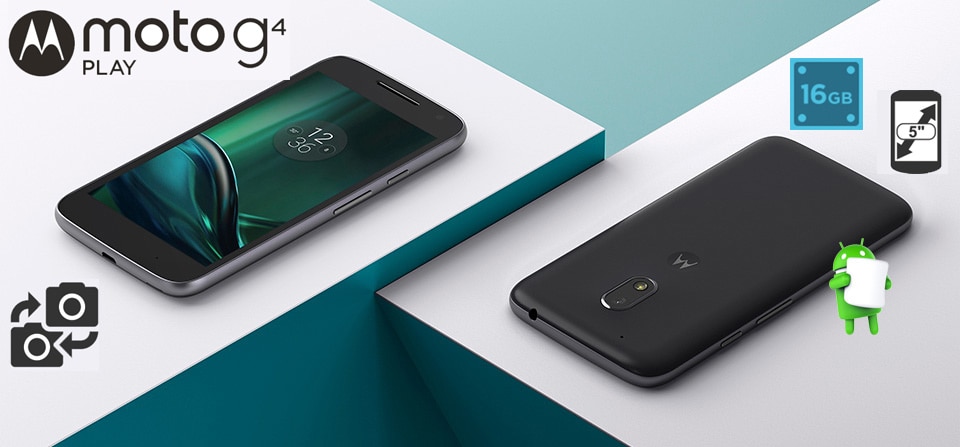 Smartphone Moto G4 Play XT1600 Preto Motorola