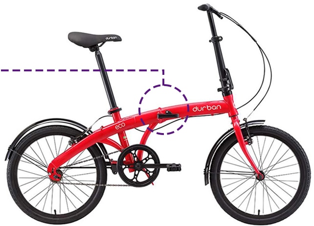 Bicicleta Durban Eco desmontagem 15 segundos