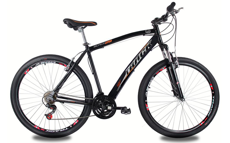 Bicicleta Aro 29 Track Bikes TB Black Mountain Bike Preta