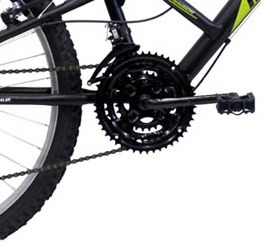 Pedais plástico engrenagem tripla bike mormaii
