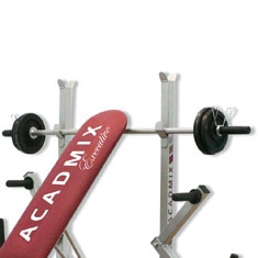 Acadmix Executivo Metalmix 300.25.03 Prata e Vermelho close
