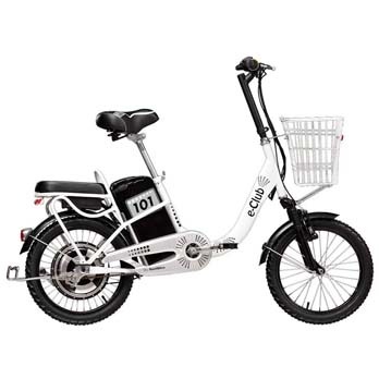 bicicleta elétrica aro 18 Blitz E Club Branca