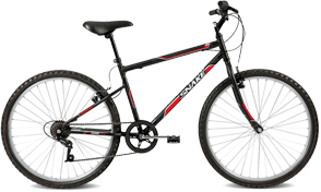 Bicicleta Caloi Snake Aro 26 Preta