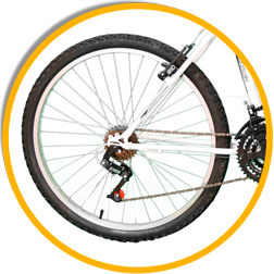 Resistente e altamente durável, a bike suporta até 100kg Bicicleta Mountain Bike Track Thunder Quadro Guidão
