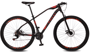Bicicleta Aro 29 Colli Bike Duster Preta e Laranja