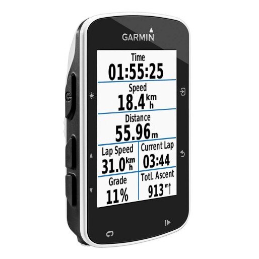 GPS aerodinâmico no ciclocomputador