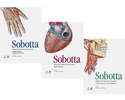 Livro - Atlas de Anatomia Humana - 3 Volumes - Johannes Sobotta