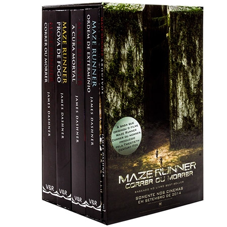 Livro - Box Maze Runner - 5 Volumes - James Dashner