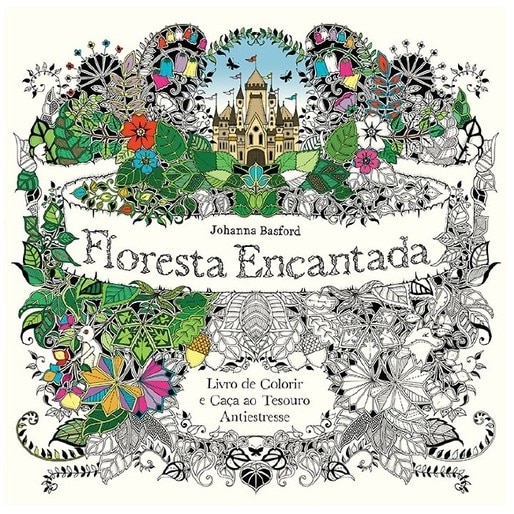 Resgate seus lápis de cor e relaxe com a Floresta Encantada