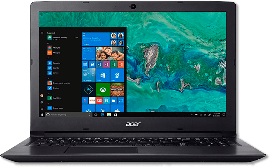 Notebook Acer Aspire A315-53-32U4 4GB Memória RAM