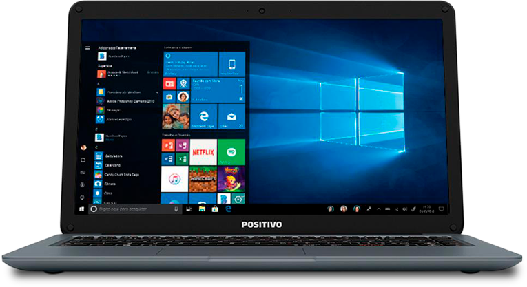 Notebook Positivo Motion I3464A Cinza