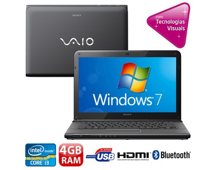 Conheça o notebook Sony Vaio SVE14113EB - Muitas ferramentas e um desempenho incrível