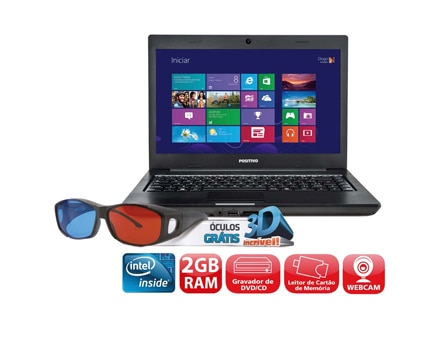 notebook Positivo Unique S1991 3D