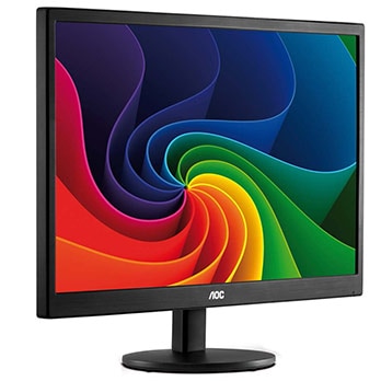 monitor LCD LED AOC E1670SWU Widescreen de lado