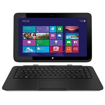 notebook Touch HP Split 13 M110BR X2 de frente