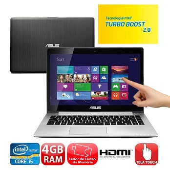 notebook Touch Asus VivoBook S400CA CA178H