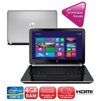 Notebook HP Pavilion 14-n010br Processador Intel® | Casas Bahia
