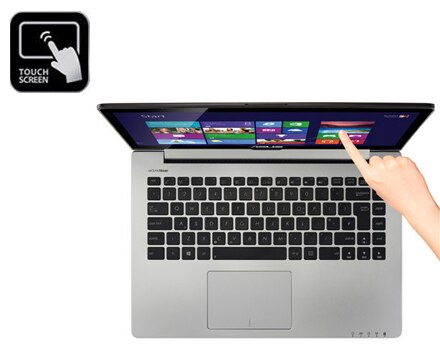 notebooks touch asus vivobook s400ca tela touch screen 14