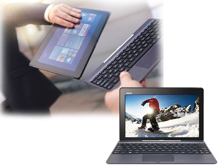 asus transformer book t100 design slim leve 10'' ips