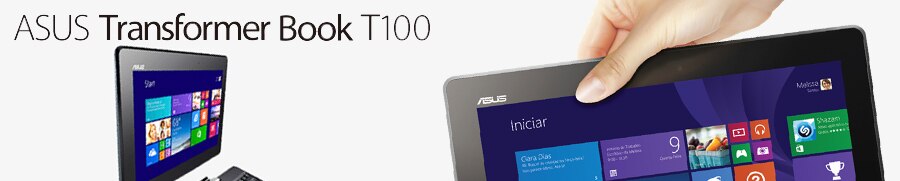 asus 2em1 tablet notebook transformer book t100 10'' ips intel quadcore 2gb webcam 1.2mp