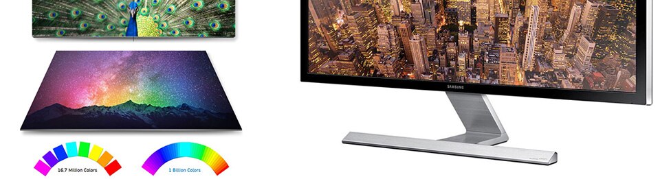 Monitor LED Samsung 28'' U28D590 Ultra HD Widescreen