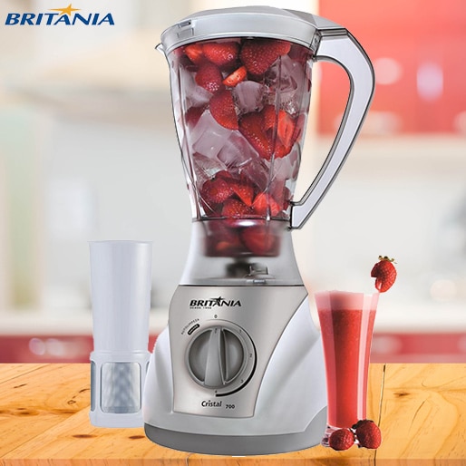 Liquidificador Britânia Cristal 700 filtro removível