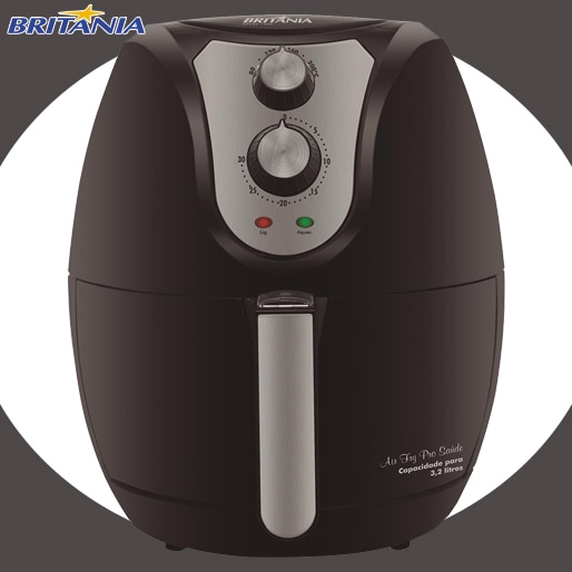 Fritadeira Britânia Air Fry Pro Saúde Luz Indicadora