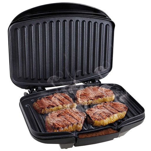 Grill Britânia Plus aberta grelhar carne gordura